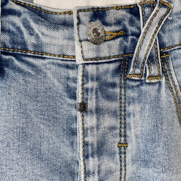 Rose Embroidered Denim - Picture 3 of 9